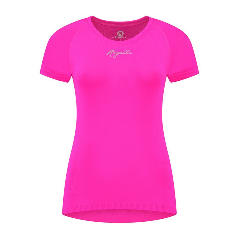 Rogelli ESSENTIAL running pink rózsaszín póló