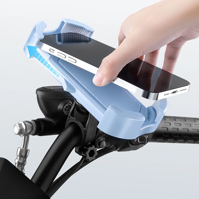 Rockbros 25210032005 Motorcycle Phone Holder for Mirror - Black lusterko phones and accessories