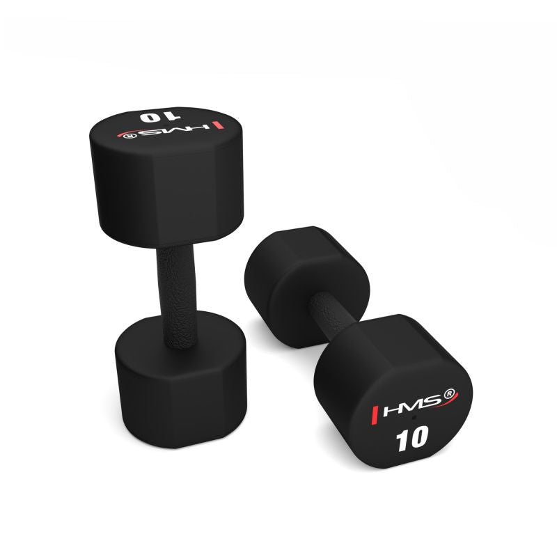 HMS HPT10 2 x 10 KG POLYURETHANE TPU Dumbbells papucs 17-66-219