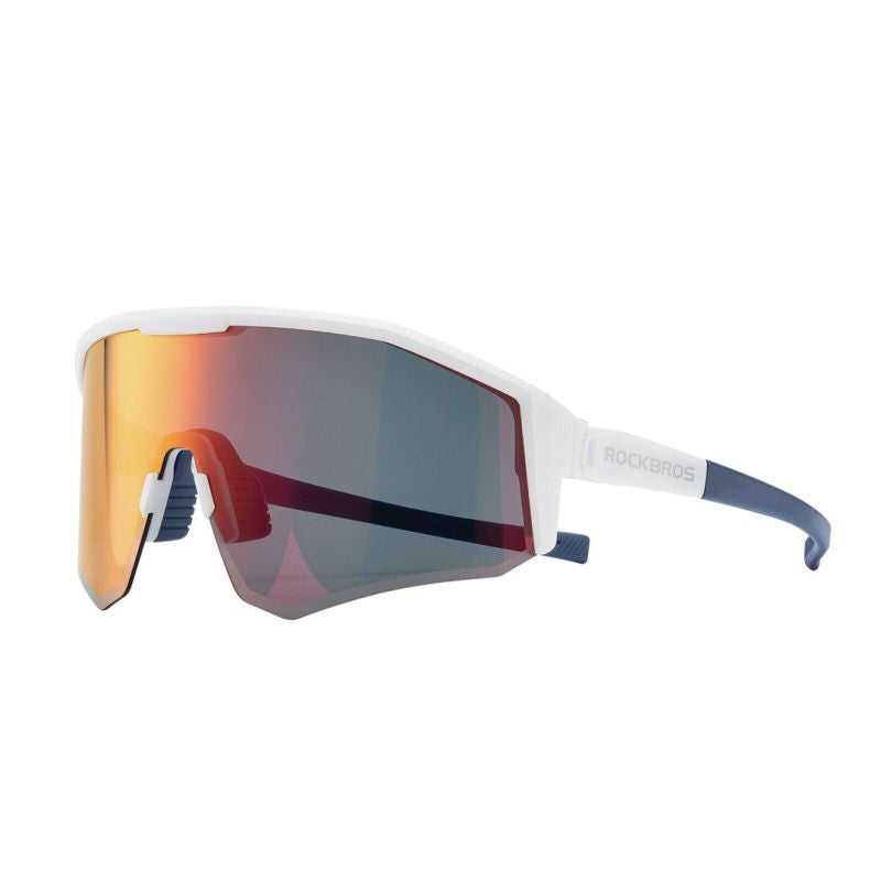 Rockbros sports glasses SP297 white with polarized lenses. fehér glasses, training equipment