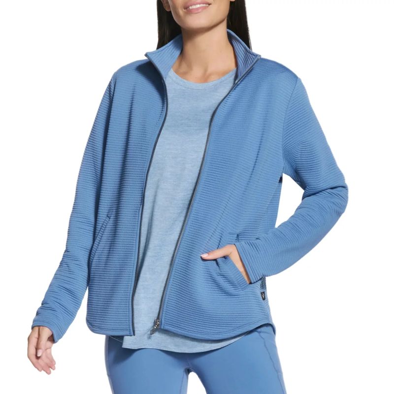 Skechers The Hoodless Hoodie GoWalk Shine Jacket kék kapucnis pulóver