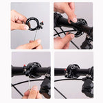 Rockbros 34210028001 Q-shaped bicycle bell - black fekete other