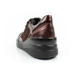 Scholl Emma Laces Women's Sports Leather Brown Platform barna shoes