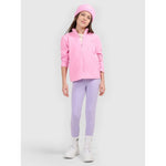Regular fleece without hood for girls 4F 4FJRSS26TFLEF507-56S kapucnis pulóver