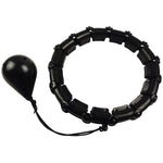 Enero Hula Hoop with Massager and Weights, Black, Energo Fit fekete training equipment