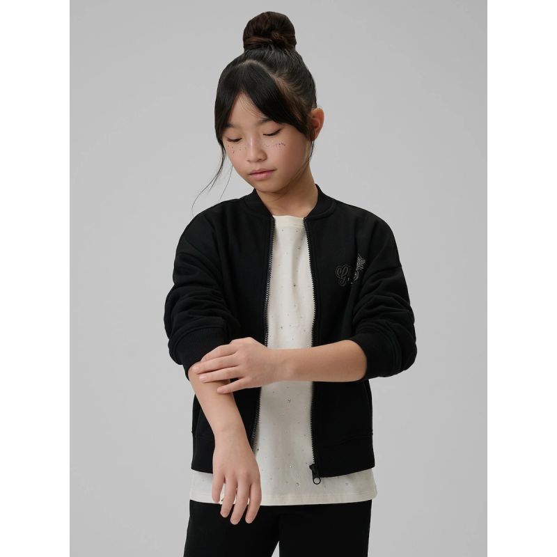 4F Girls' loose sweatshirt without hood 158/164 kapucnis pulóver 4FJRSS26TSWSF2626-20S