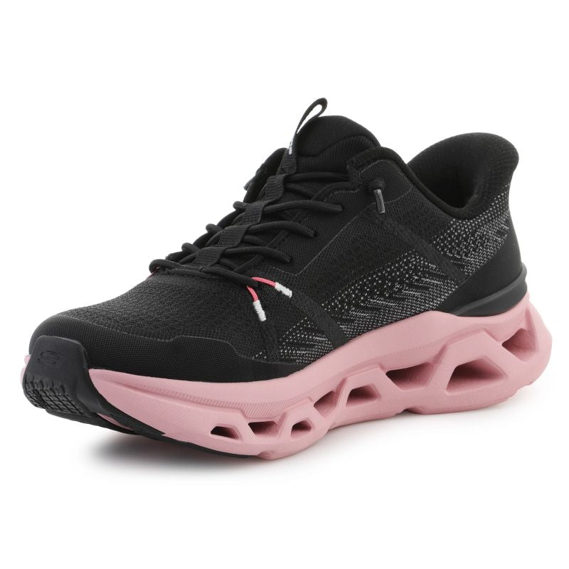 Skechers Slip-ins Glide Step Altus Fast Lane 150513-BKMV Black/Mauve fekete utcai cipő