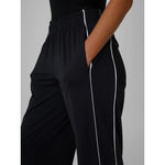 Women's quick-drying wide-leg trousers 4F