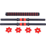 Pure 2 Improve Foldable Composite Bar Bell 40kg dumbbell, strength training equipment, training equipment