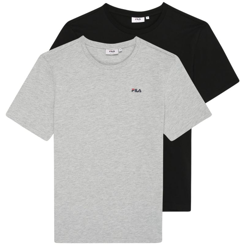 Fila Brod Men's T-Shirt 2 Pack Black, Gray szürke póló