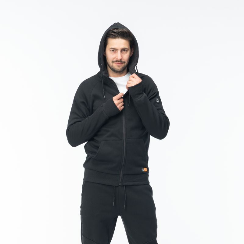 Elbrus Rufo II sweatshirt fekete pulóver