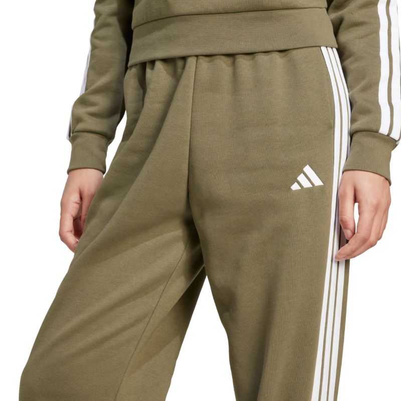 adidas Essentials 3-Stripes Fleece Loose-Fit W JX7698 pants Nadrág