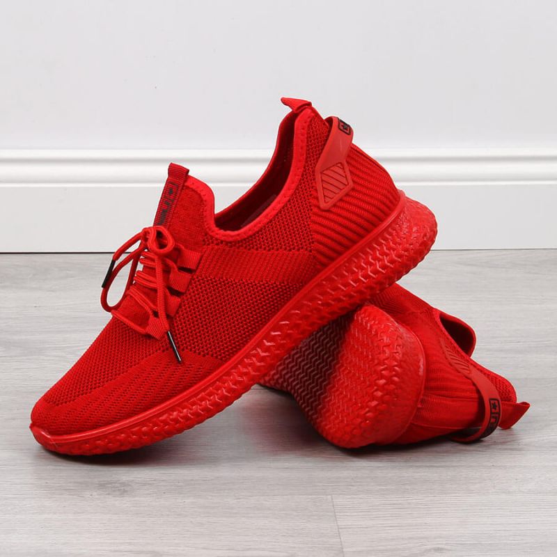 Inny NEWS M EVE266B red textile sports Utcai cipő