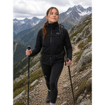 The North Face women's windbreaker outdoor trekking lightweight fekete dzseki