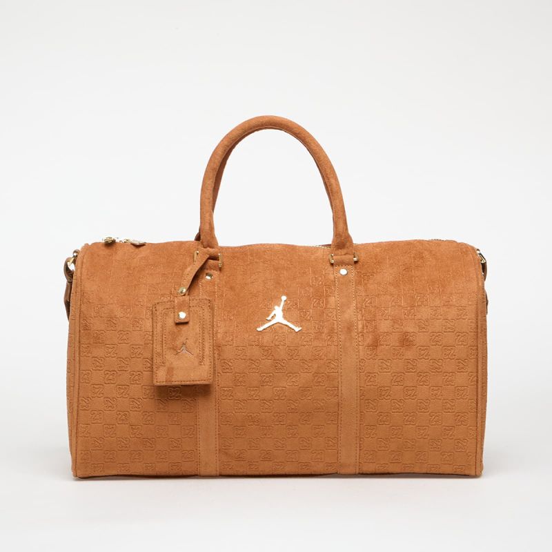 AIR Jordan Women's Jam Suede Monogram Duffle Cognac - uniwersalny táska