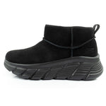 Skechers women's winter boots, insulated leather ankle boots Cipő