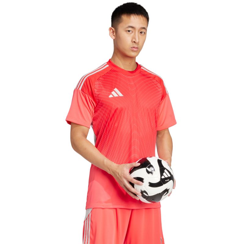 adidas Tiro 25 Competition Jersey Sleeve Men's Goalkeeper Shirt Red JI9717 piros short