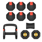 HMS HL05 3in1 ADJUSTABLE DUMBBELL WITH SUPPORT FOR PUSH-UPS AND KETTLEBELL súlyzó 17-47-402