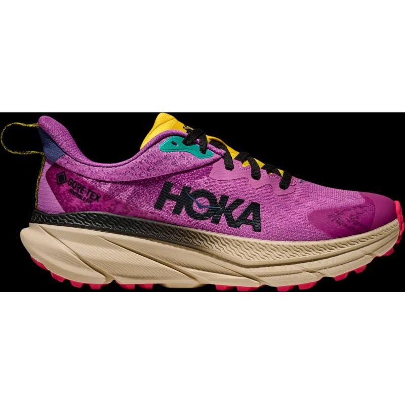 Hoka Challenger ATR 7 GTX Superbloom/Oatmeal Women's Running Shoes (1134502F-SBLM) General