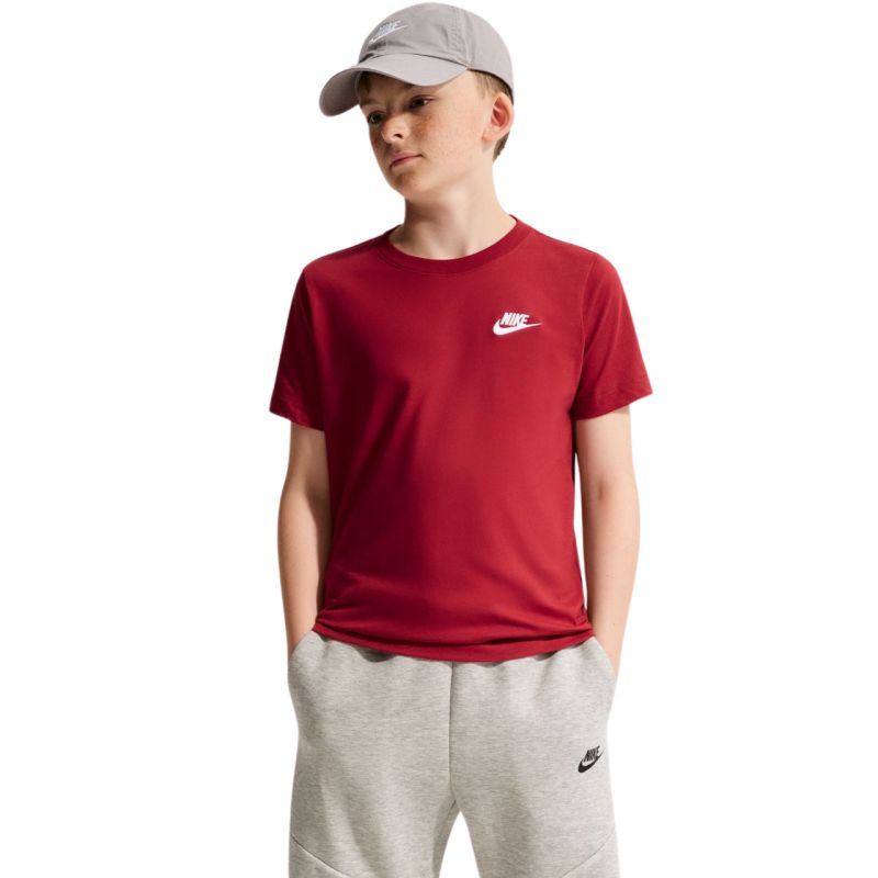 Nike Sportswear Kids T-Shirt Red piros póló FZ5177608