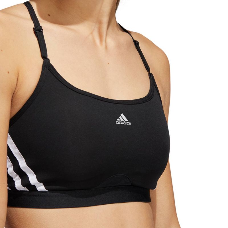 adidas Aeroreact Training Light-Support 3-Stripes Bra W HC7862 sports bra Sportmelltartó