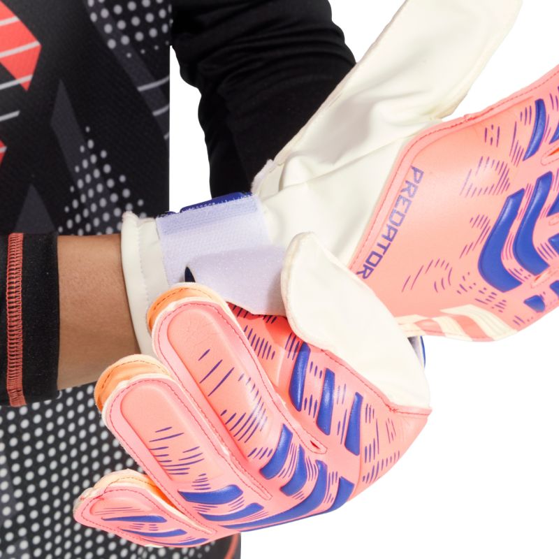 adidas Predator Glove Training Goalkeeper Gloves White and Orange JN5355 Kiegészítő