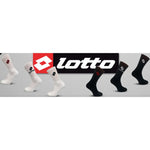 Lotto Terry Socks Black 3 Pairs fekete zokni