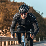 Rockbros Fall/Winter Long Sleeve Cycling - Black fekete dzseki