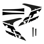 TEMPISH Hero mask sticker set czarny sets