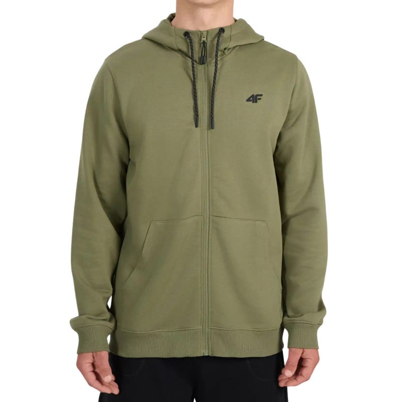 4F Men's sweatshirt M2551 43S khaki póló 4FWSS26TSWSM255143S