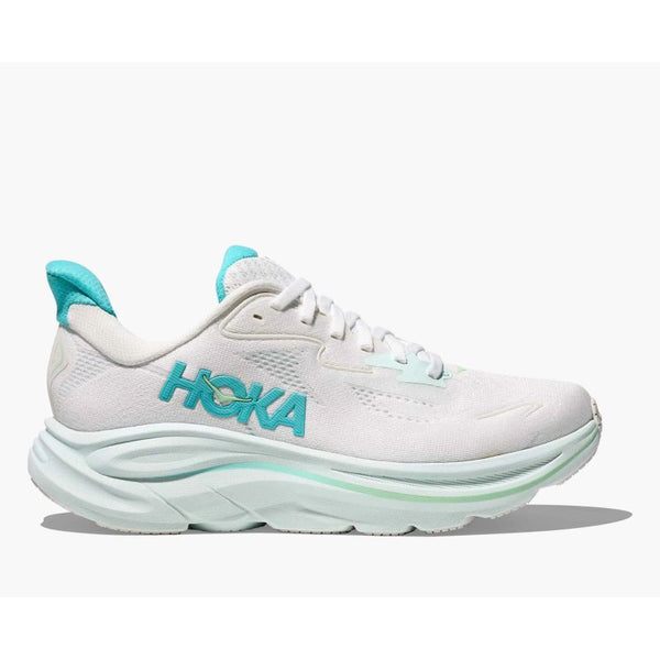 Hoka Clifton 10 Women's Running Shoes White/Cielo Blue (1162031‑WTCL) General