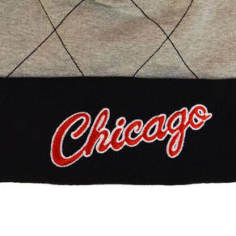 Mitchell & Ness NBA Quilted Pom Beanie HWC Chicago Bulls uniwersalny kötött sapka