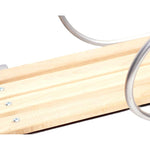 Enero Tomek Metal Sledge With Backrest And Pusher, Blue kék sled