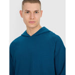 Men's sweatshirt with hood, open, 4F 4FWSS25TSWSM1558-46S kapucnis pulóver