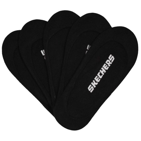 Skechers 5pk Womens Non Terry Socks S110703-BLK Black 36-40 General
