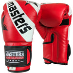 MASTERS FIGHT EQUIPMENT RPU-STAR Boxing Gloves 12 oz Red piros kesztyű 013902-12