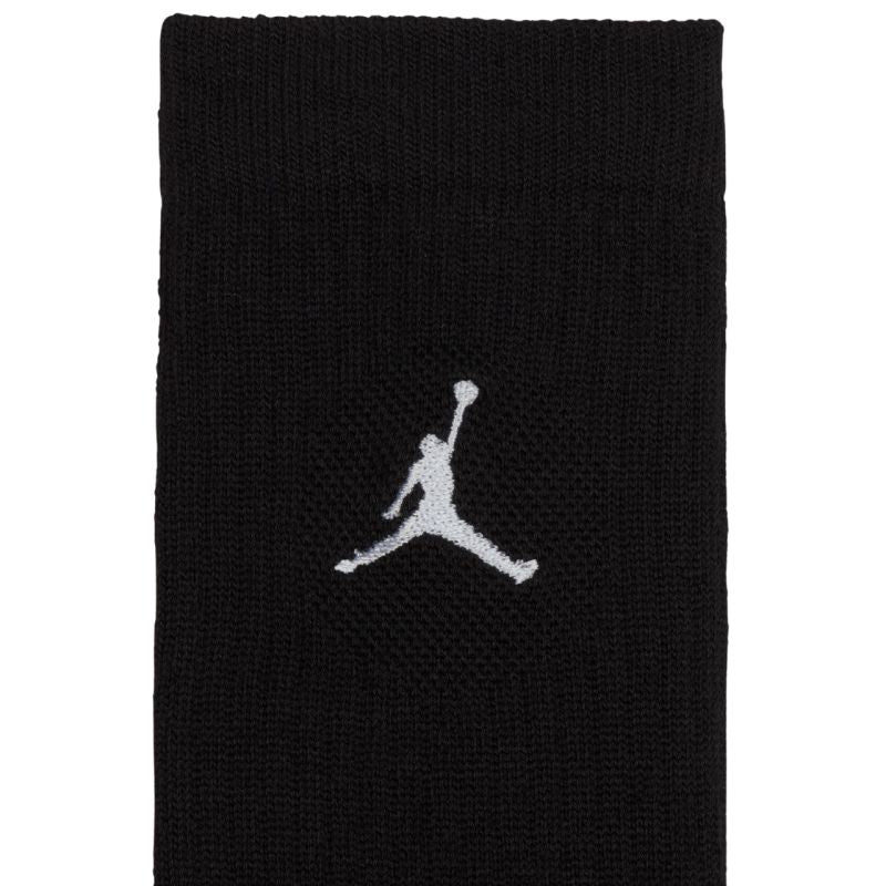 Jordan Everyday Cushioned Crew Socks 6 pairs black HV6228 fekete zokni