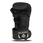 DBX Bushido MMA Sparring Gloves - Black Dragon - Valor Series fekete kesztyű
