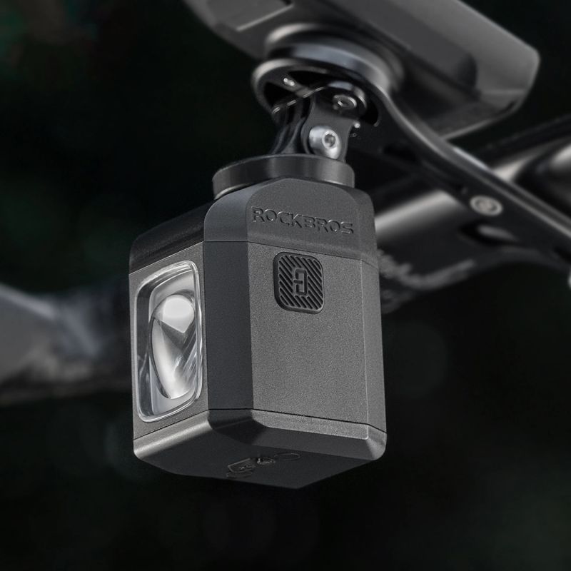 Rockbros M8 front bike light with remote control 10m rechargeable 4000 mAh - black