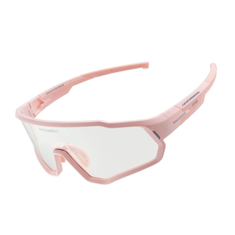 Rockbros SP383 Sakura Light Pulse Cycling Glasses - Light Pink, Photochromic Lenses różowy úszás kiegészítő 5907769384219-211764