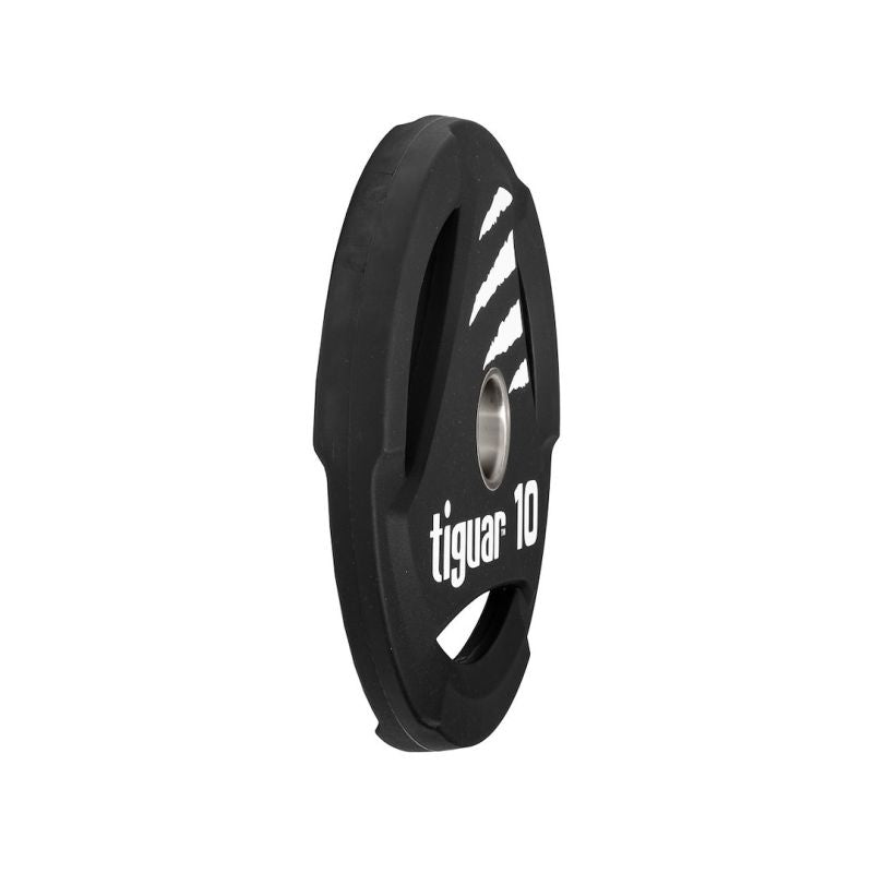 Tiguar PU Olympic plate 10 kg fekete kiegészítő TI-WTPU01000