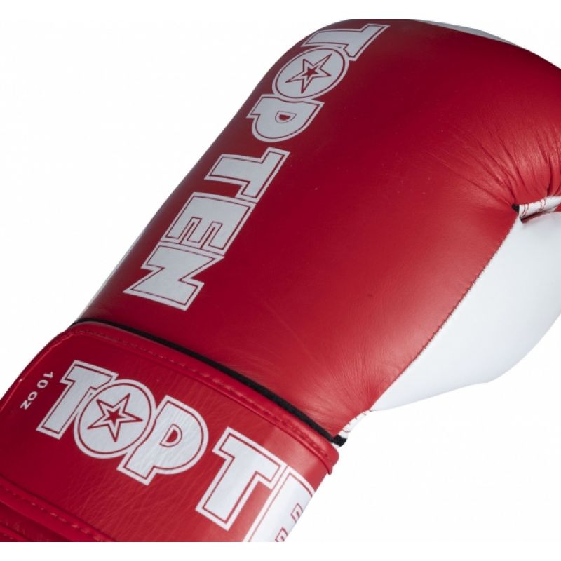 TOP TEN STAR-XLP Boxing Gloves 10 oz Red czerwony kesztyű