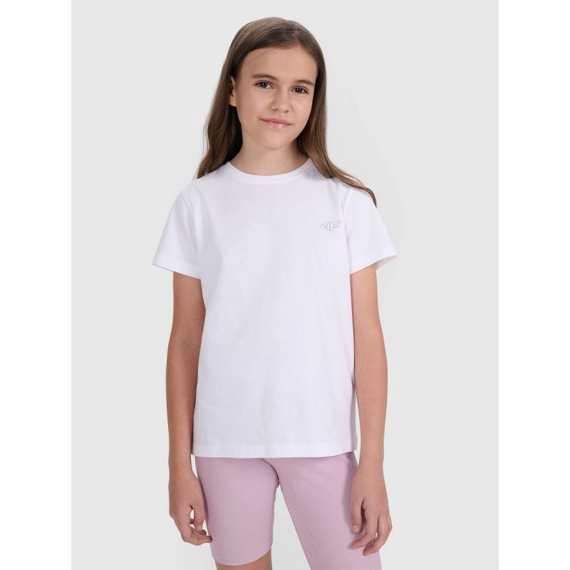 4f Regular plain T-shirt (SET OF 2) for children 4FJRAW25TTSHU3157-91S Ruházat