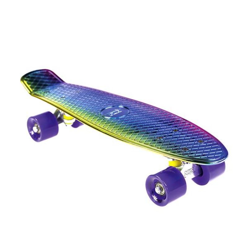 Nils Extreme ELECTROSTYLE PENNYBOARD PNB01 RAINBOW Skateboard