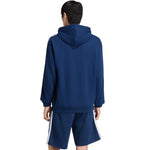 Adidas Men's Essentials 3-Stripes French Terry Hoodie Navy Blue sötétkék kapucnis pulóver KY4203