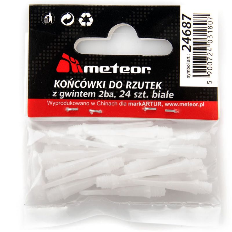 Meteor dart tips 24 pcs. uniw darts and accessories