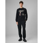 Men's longsleeve regular with print 4F