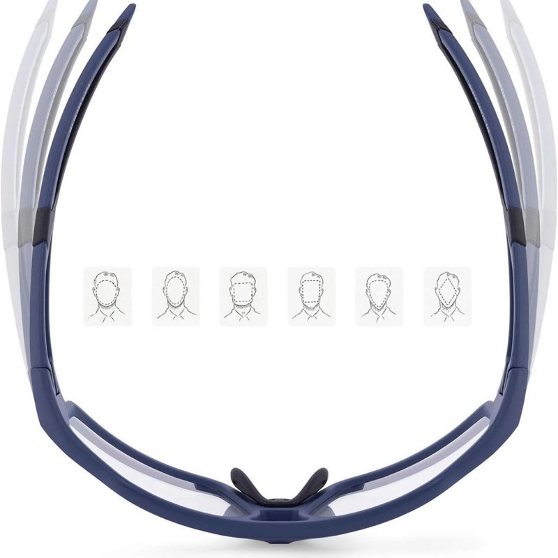 Rockbros Photochromic UV400 Cycling Glasses - Blue kék glasses, training equipment