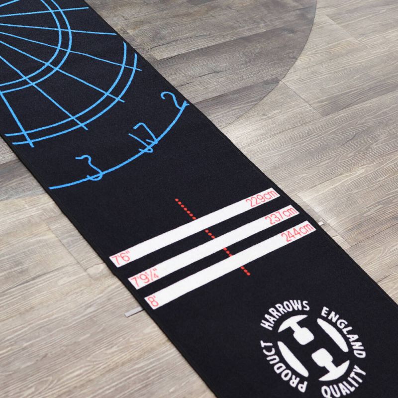Harrows Nylon Fiber Dart Mat HS-TNK-000013348 fekete dart felszerelés