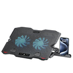 Wozinsky WDCX-015 StormPad RGB Gaming Cooling Laptop Stand - Black fekete phones and accessories